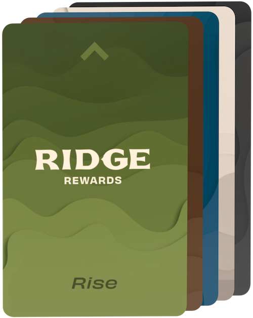 Ridge Rewards Tiers